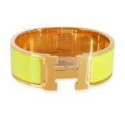 Hermès Vintage Pre-owned Metall armband Yellow, Dam