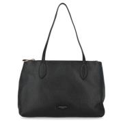 Gianni Chiarini Svart Läder Crossbody Väska Black, Dam