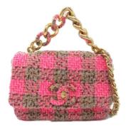 Chanel Vintage Pre-owned Tyg chanel-vskor Pink, Dam