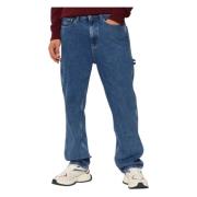 Tommy Hilfiger Denim Skater Jeans Loose Fit Blue, Herr