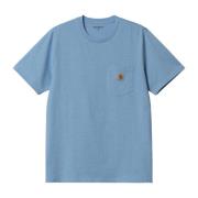 Carhartt Wip T-Shirts Blue, Herr