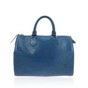 Louis Vuitton Vintage Pre-owned Laeder louis-vuitton-vskor Blue, Dam