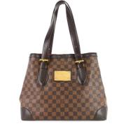 Louis Vuitton Vintage Pre-owned Canvas louis-vuitton-vskor Brown, Dam