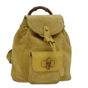 Gucci Vintage Pre-owned Laeder gucci-vskor Yellow, Dam