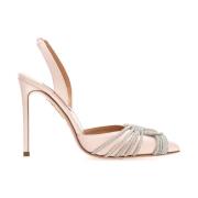 Aquazzura Elegant Slingback Pumps för Kvinnor Pink, Dam