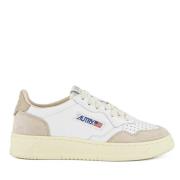 Autry Medalist Low White Beige Sneakers White, Unisex