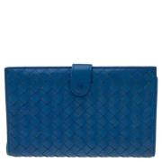 Bottega Veneta Vintage Pre-owned Laeder plnbcker Blue, Dam