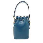 Fendi Vintage Pre-owned Laeder fendi-vskor Blue, Dam