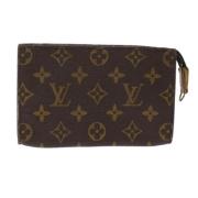 Louis Vuitton Vintage Pre-owned Canvas necessrer Brown, Dam