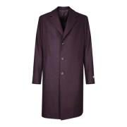 Canali Elegant Bordeaux Ull Tre-Knapp Kappa Red, Herr