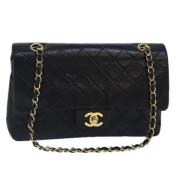 Chanel Vintage Pre-owned Laeder chanel-vskor Black, Dam