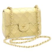 Chanel Vintage Pre-owned Laeder chanel-vskor Yellow, Dam