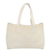 Celine Vintage Pre-owned Canvas celine-vskor White, Dam