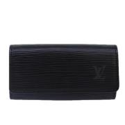 Louis Vuitton Vintage Pre-owned Laeder plnbcker Black, Dam