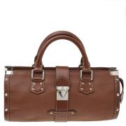 Louis Vuitton Vintage Pre-owned Laeder crossbodyvskor Brown, Dam