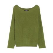 Max Mara Weekend Xeno Mohair Blend Sweater Green, Dam