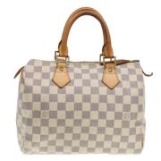 Louis Vuitton Vintage Pre-owned Canvas louis-vuitton-vskor White, Dam