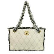 Chanel Vintage Pre-owned Laeder chanel-vskor Beige, Dam