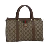 Gucci Vintage Pre-owned Laeder gucci-vskor Beige, Dam