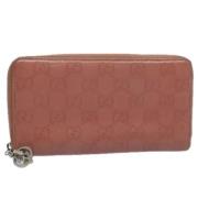 Gucci Vintage Pre-owned Canvas plnbcker Pink, Dam