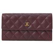 Chanel Vintage Pre-owned Laeder plnbcker Red, Dam