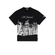 Iuter Skyline Tee i Svart Bomull Black, Herr