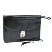 Gucci Vintage Pre-owned Tyg kuvertvskor Black, Dam