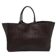 Bottega Veneta Vintage Pre-owned Laeder handvskor Brown, Dam