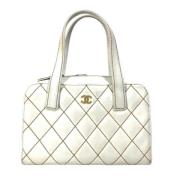 Chanel Vintage Pre-owned Laeder chanel-vskor White, Dam