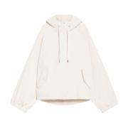 Max Mara Weekend Stilren vindjacka med bomullsfoder Beige, Dam