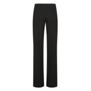 Momoni Svarta Skinny Byxor Milan Tyg Black, Dam