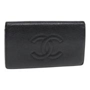 Chanel Vintage Pre-owned Laeder plnbcker Black, Dam