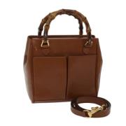 Gucci Vintage Pre-owned Laeder gucci-vskor Brown, Dam