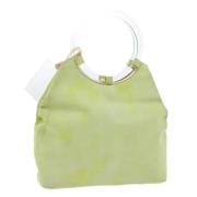 Celine Vintage Pre-owned Mocka handvskor Green, Dam