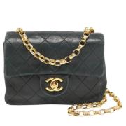 Chanel Vintage Pre-owned Laeder chanel-vskor Black, Dam