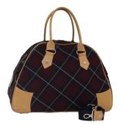 Burberry Vintage Pre-owned Nylon handvskor Brown, Dam