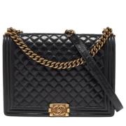 Chanel Vintage Pre-owned Laeder chanel-vskor Black, Dam