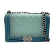 Chanel Vintage Pre-owned Laeder chanel-vskor Green, Dam