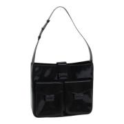 Celine Vintage Pre-owned Laeder axelremsvskor Black, Dam