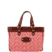 Celine Vintage Pre-owned Tyg handvskor Red, Dam