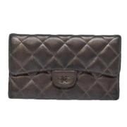 Chanel Vintage Pre-owned Laeder plnbcker Black, Dam