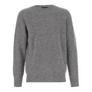 Howlin' Grå Ull Crew Neck Sweater Gray, Herr