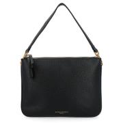 Gianni Chiarini Svart läder crossbody väska Frida Nero Black, Dam