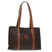 Celine Vintage Pre-owned Canvas totevskor Brown, Dam