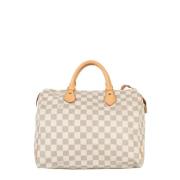 Louis Vuitton Vintage Pre-owned Canvas handvskor Beige, Dam