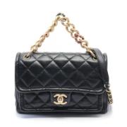 Chanel Vintage Pre-owned Laeder chanel-vskor Black, Dam