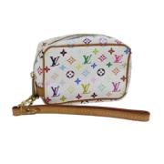 Louis Vuitton Vintage Pre-owned Canvas necessrer White, Dam