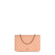 Chanel Vintage Pre-owned Laeder plnbcker Pink, Dam