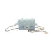 Chanel Vintage Pre-owned Laeder chanel-vskor Blue, Dam