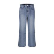 Dunst Ljusblå Wide Leg Jeans Blue, Herr